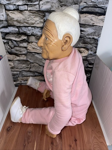 Vintage Billie Peppers Old Woman Grandma and Old Man Grandpa 30” Dolls - Picture 11 of 13
