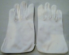 Vintage Hand Sewn White Gloves