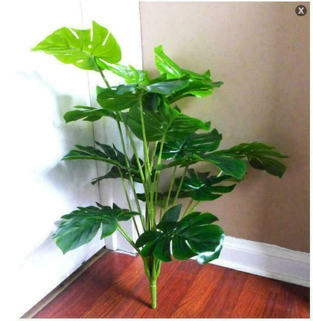 Palmera Artificial 21" Alto Grande Planta Falsa Sin Maceta para Interior y Exterior Foto 3 de 4