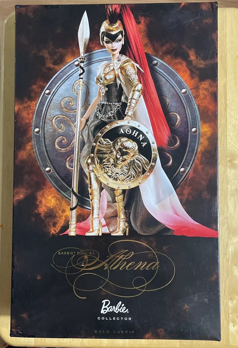 Barbie as Athena Gold Label 2010 Doll Greek Goddess, Limited ED