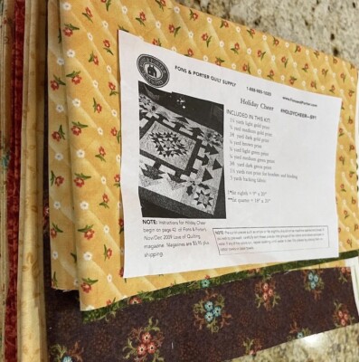 Red Rooster Gudrun Eria Quilt Fabric Only Lot 9yds- 9 Prints Fons&Porter