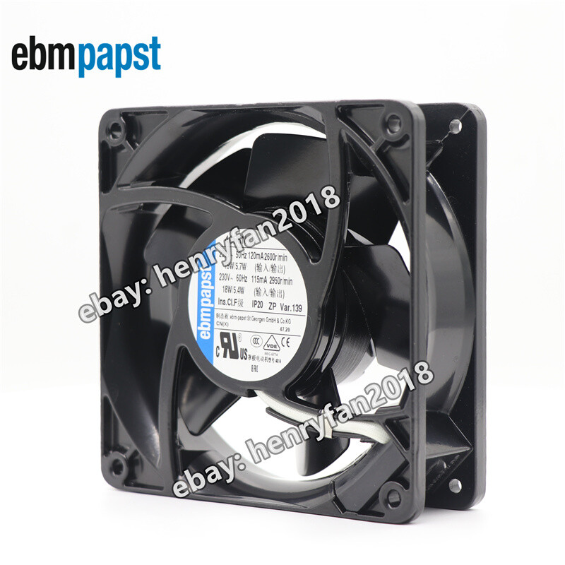 Ebmpapst 4650N High Temperature Cooling Fan 230V~50Hz 120Ma 19W 95561 8