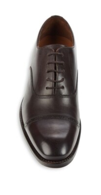 Allen Edmonds Brady Men\'s 12 D Dark Brown Cap Toe Oxford Dress Shoe Lace up Allen Edmonds Men main image 3