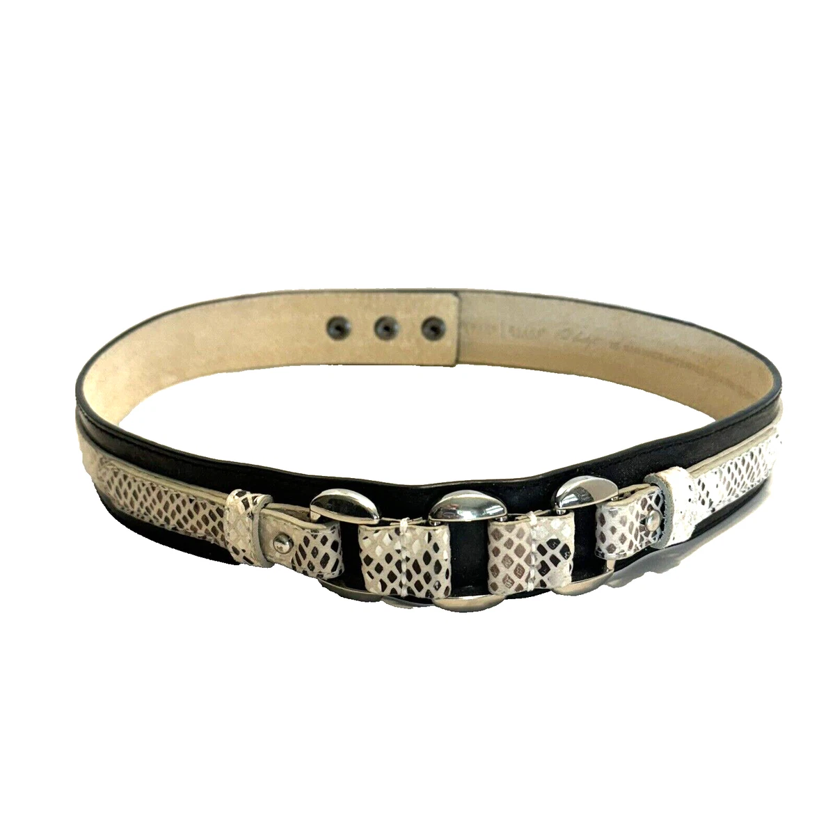 White House Black Market XS Pink Leather Belt Gold Circle Buckle NWT $44 White House Black Market Size XS Belts for Women for sale | eBay main image 4