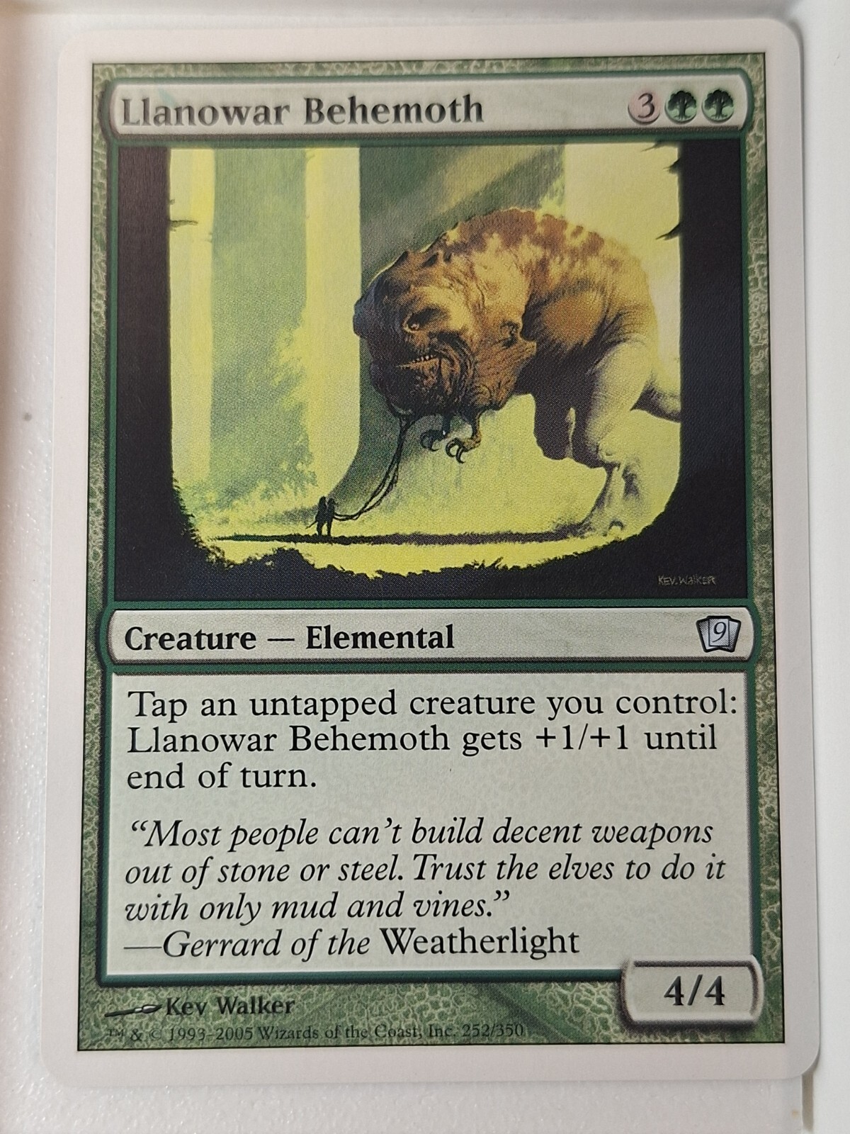 Llanowar Behemoth - 9th Edition Core Set - Magic the Gathering MTG Nice!