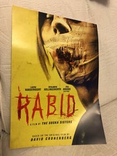 RABID SOSKA SISTERS PROMOTIONAL FILM POSTER- HORROR- CRONENBERG!