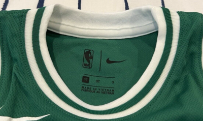Nike Boston Celtics Jayson Tatum #0 TODDLER Size 3T Green