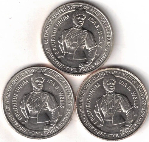 2025-D American Women Quarters Ida B Wells — photo from the most recent tracked eBay sale