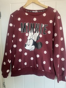 Sudadera Minnie Mouse Top Talla Grande Disney primark | eBay
