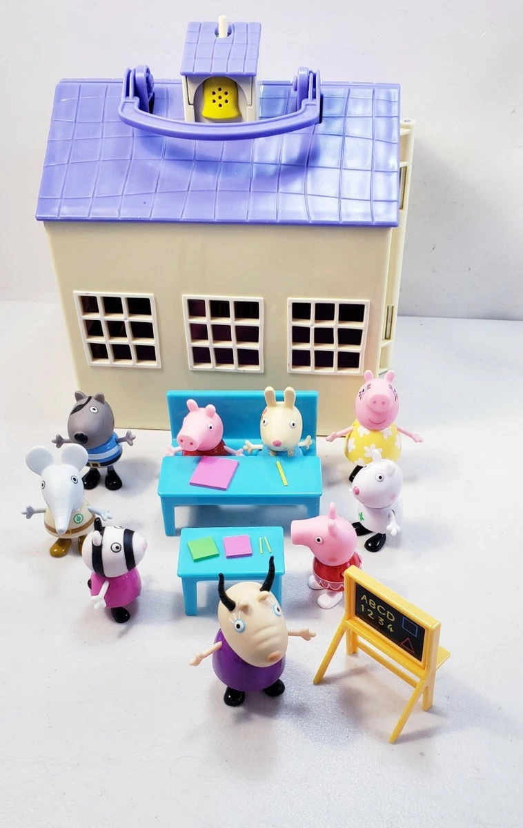 Peppa pig deluxe store school house playset
