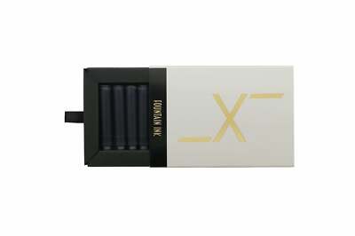 Xezo Black Fountain Pen Ink Cartridges - 9-Pack In Premium Gift Box, Standard International Size