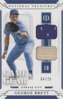 2019 Panini National Treasures - George Brett #GGM-GB