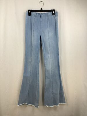 Ashley Mason Bell Bottom Boho Jeans Sz Flared Light Blue