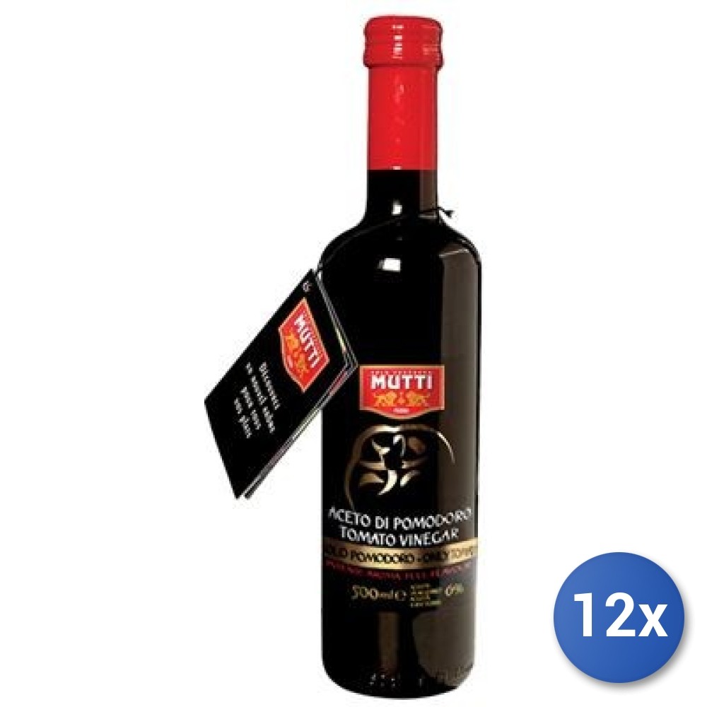 12X Multipack Mutti Tomato Vinegar 500 Ml Premium