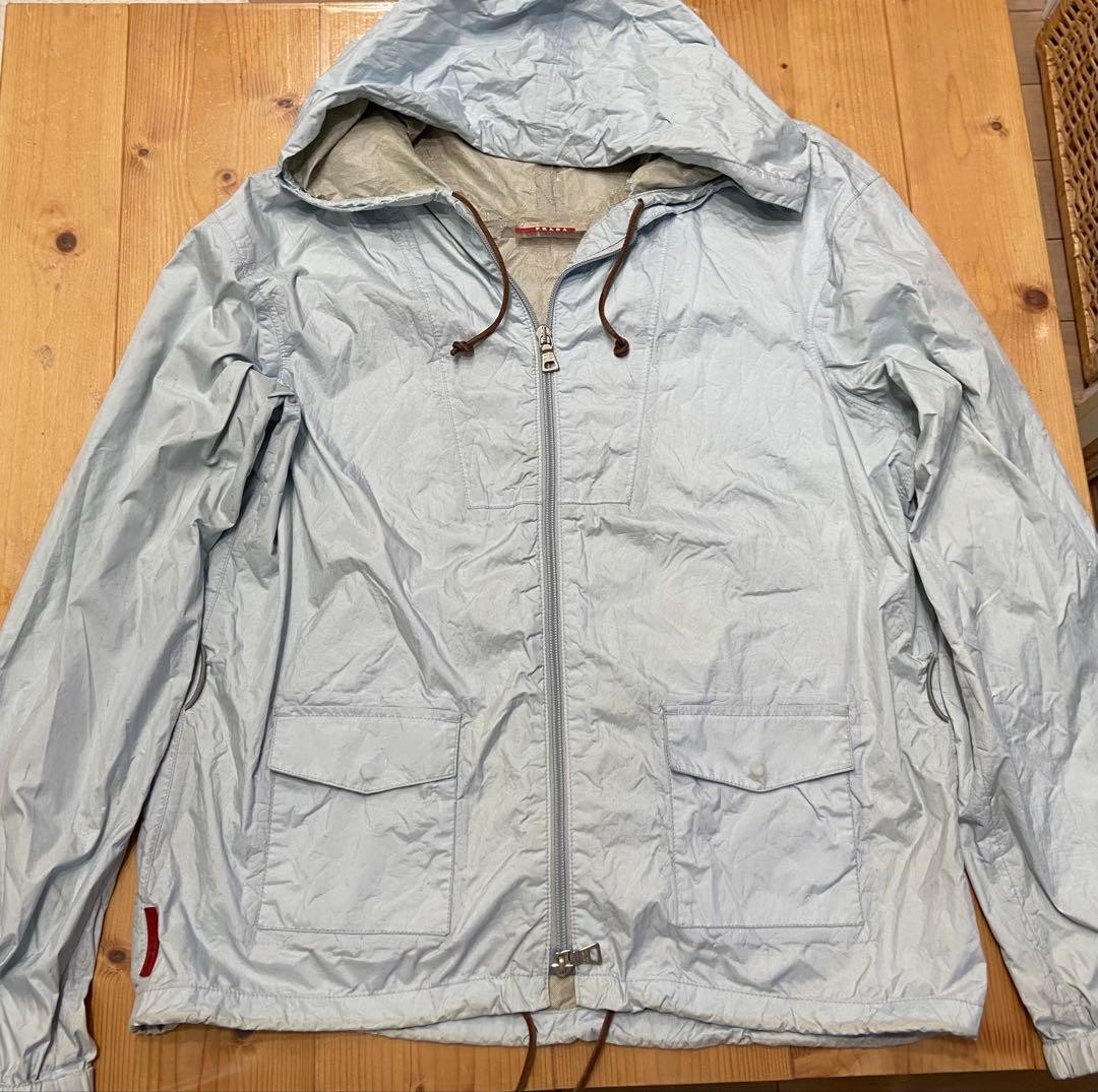 USED PRADA WINDBREAKER NYLON JACKET ACCEPTABLE | eBay