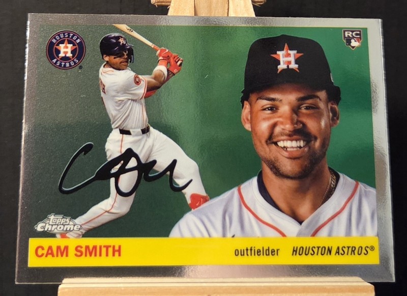 CAM SMITH RC | 2025 Topps Chrome Platinum | Rookie Card #366 | Houston Astros 