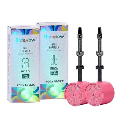 RideNow camera d'aria ultraleggera per bici 700 x 18 25 28 32 strada MTB bicicletta TPU materiale pneumatico 65mm lunghezza valvola francese Super leggera  18