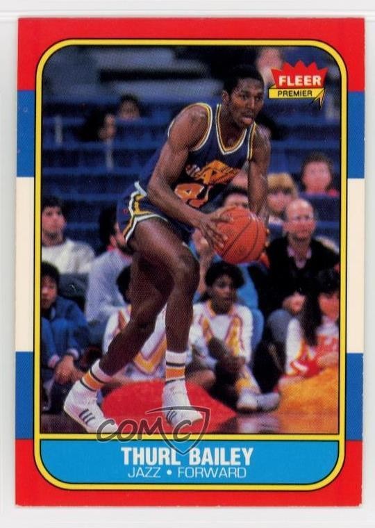 1986-87 Fleer Thurl Bailey #6 1vv2
