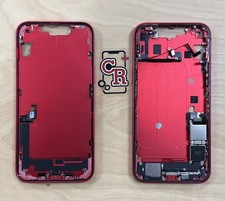 iPhone 14 Plus Red Back Frame Housing OEM Replacement W Small Parts Grade AB