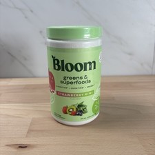 BLOOM NUTRITION Greens Superfoods Powder Digestion Energy Strawberry Kiwi 4/26