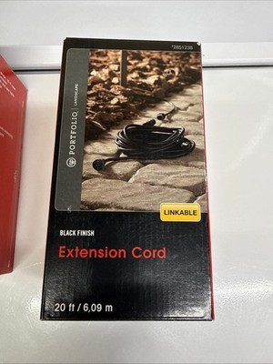 3 - 20' Foot Portfolio Harbor Breeze Landscaping Extension Cord 18ga 2851238 NEW
