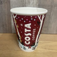 Costa Coffee Regular Sized Disposable 2025 Festive Christmas Cups x 35 No Lids