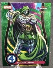 DOCTOR DOOM Green Refractor /99 Negative Zone - 2026 Topps Finest Fantastic Four