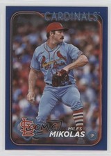 2024 Topps Series 1 Retail Royal Blue Miles Mikolas #287 2qw