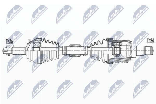 NTY Antriebswelle NPW-TY-155 FüR Lexus Toyota-image