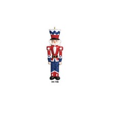 Nutcracker Blue Personalized Christmas Tree Ornament