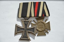 Ordensspange WWI - 1914 EK2 (prob. KO) & Ehrenkreuz Barrette Croix de fer
