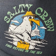 Salty Crew Authentic Snapback Mesh Hat Cap Fi...