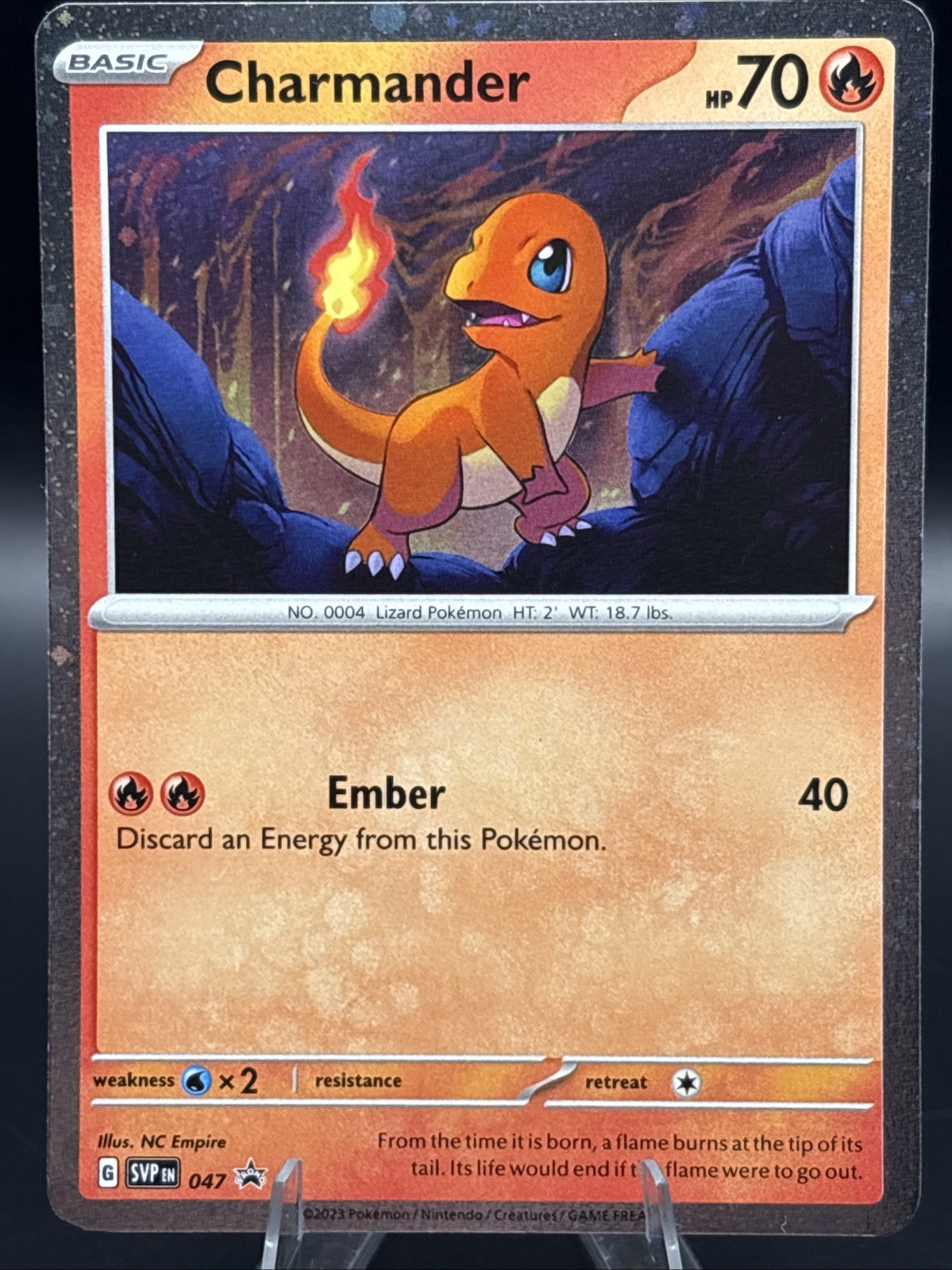 Pokémon TCG - Charmander - 047 - SV: Scarlet & Violet  - Black Star Promo