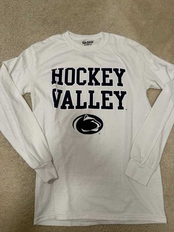 penn state hockey valley long sleeve t-shirt, Mens size  S