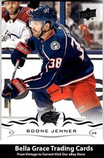 2018-19 Upper Deck #308 Boone Jenner Columbus Blue Jackets NHL Hockey