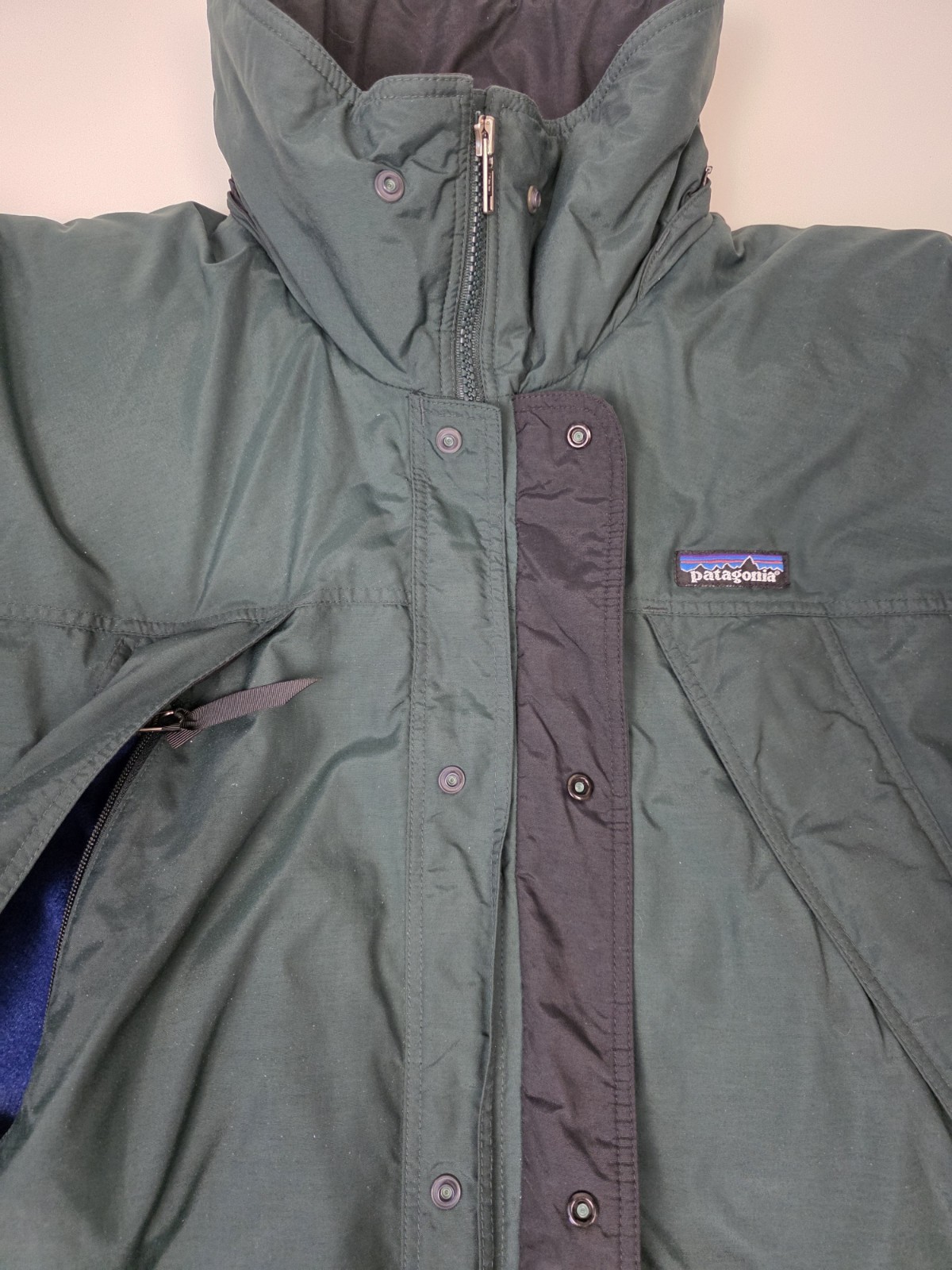 VINTAGE Patagonia Jacket Mens Large Green Das Parka Insulated Puffer 90s Outdoor thumbnail 3