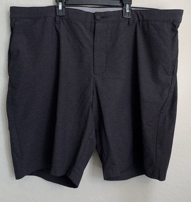 TOMMY BAHAMA Chip Shot Mens 44 Gray Performance Golf Shorts Island Zone Pockets