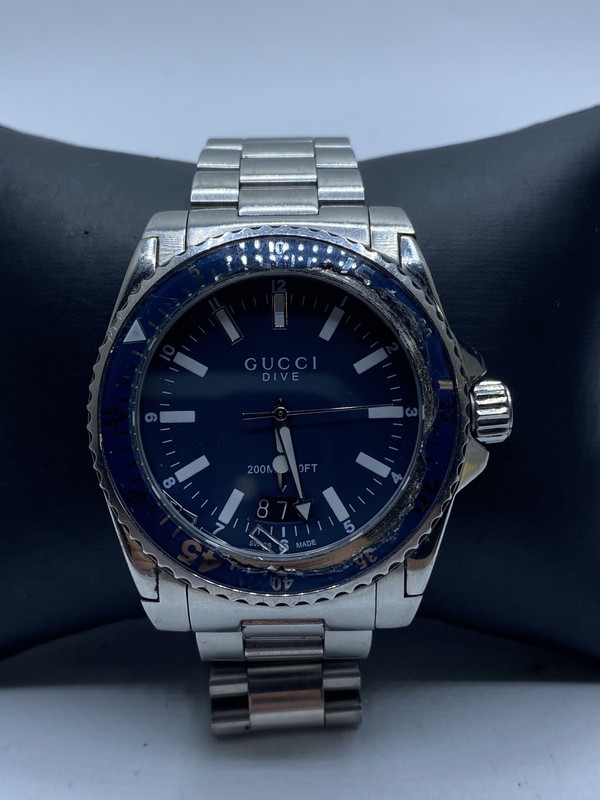 Men's Gucci 136.3 Stainless Steel 39.0mm Watch 150.6g