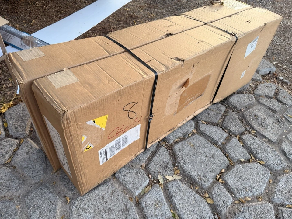 NEW Chief K4G410B Triple Array (4x1) Table Stand Monitor Mount - Image 3 of 4