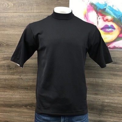 NEW Vintage Nike Tiger Woods Dri Fit Mock Neck Golf Shirt Mens Large Black