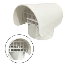 Radon Fan Pipe Vent Cover for Smoke Exhaust and Roof Ventilation Systems