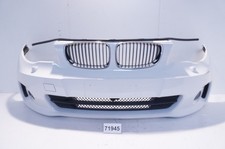 BMW 1er E82 E88 LCI Stoßfänger Stoßstange vorne ALPINWEISS 3 (300)