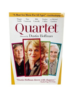 Quartet DVD 2013 Directed by Dustin Hoffman Maggie Smith Tom Courtenay