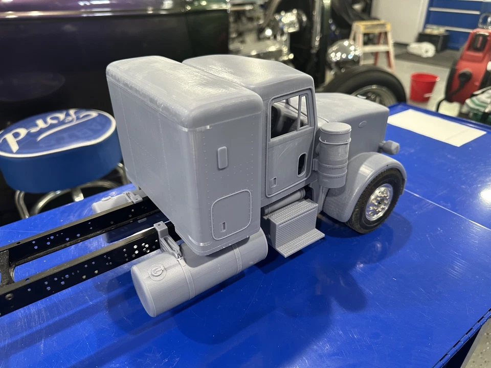 rc tamiya 1/14 truck body Kenworth T800 W900  Lesu Peterbilt King Hauler 379 367 - Image 4 of 4
