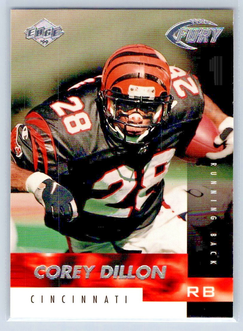1999 Collector's Edge Fury - Corey Dillon - Cincinnati Bengals - #37
