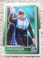 2025 Donruss Optic Chris Buescher Nascar Racing Signed Autographed Card #71