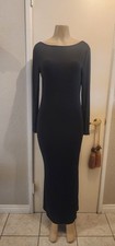 Shein Long Black Dress Long Sleeves Bodycon