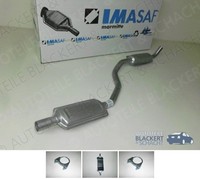 Imasaf Auspuff Mitteltopf + Anbauteile FüR Fiat 124 Spider 1600 Sport 1969-1972