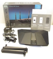 NETGEAR NIGHTHAWK AX6 AX4300 RAX45 WIFI 6 STREAM WIFI ROUTER WITH BOX