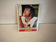 HACKSAW JACK REYNOLDS 1974 Vintage Card #25 Rookie Rc LOS ANGELES RAMS LB Exc. rookie card picture